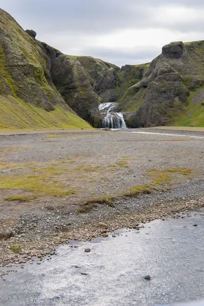 Wasserfall in Vik in Island — Stockfoto