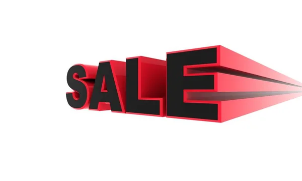 Rendering Black Friday Isolated Text Sale Discount Goods Box White — Stock Photo, Image