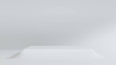 Reklam ve satış için arka plan, markalar, online satışlar. 3D hazırlama stüdyosu arka planı