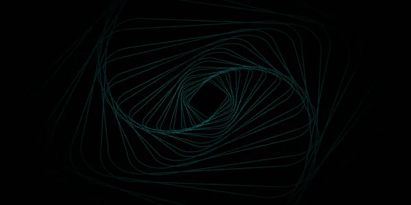 带有螺旋形涡旋的几何网格 现代黑暗矢量背景 — 图库矢量图片