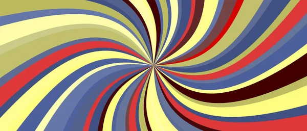 Fond Vectoriel Tourbillonnant Vortex Radial Couleur — Image vectorielle