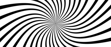 Dönen radyal girdap vektör arkaplanı