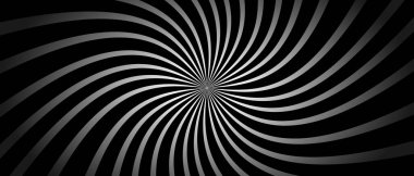 Dönen radyal girdap vektör arkaplanı