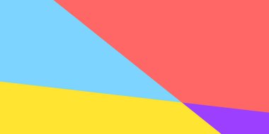 Şekil kompozisyonu olan minimum soyut geometrik arkaplan. Modern sunum şablonu. Vektör. 