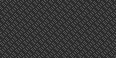 Koyu siyah Geometrik ızgara arka plan Modern koyu soyut vektör dokusu