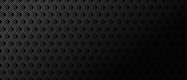 Fondo Rejilla Geométrica Negro Oscuro Textura Vectorial Abstracta Moderna — Vector de stock