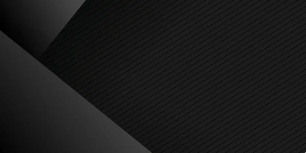 Abstrakter Schwarzer Hintergrund Mit Diagonalen Linien Moderne Dunkle Abstrakte Vektortextur — Stockvektor