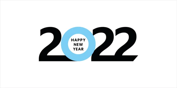 2022 디자인 2022 배경에 과푸른 표시가 Eps — 스톡 벡터