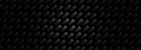 Dunkelschwarz Geometrischer Gitterhintergrund Moderne Dunkle Abstrakte Vektortextur — Stockvektor