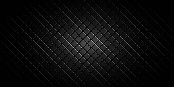 Fondo Rejilla Geométrica Negro Oscuro Textura Vectorial Abstracta Moderna — Vector de stock