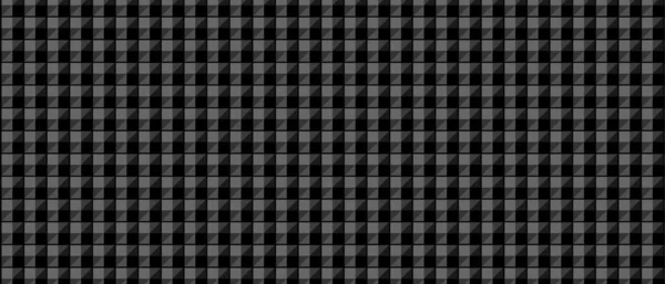 Dunkelschwarzer Geometrischer Gitterhintergrund Moderne Dunkle Abstrakte Vektortextur — Stockvektor