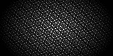 Koyu siyah Geometrik şebeke arka planı. Modern koyu soyut vektör dokusu.