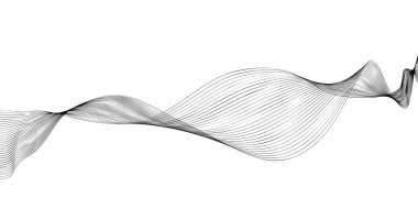 soyut dalga çizgileri modern vektör arkaplanı