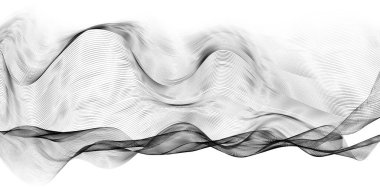 soyut dalga çizgileri modern vektör arkaplanı