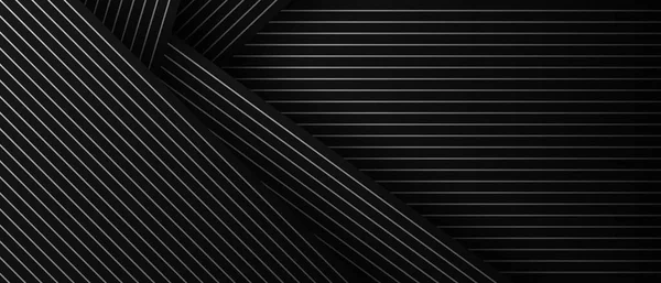 Abstrakter Schwarzer Hintergrund Mit Diagonalen Linien Moderne Dunkle Abstrakte Vektortextur — Stockvektor