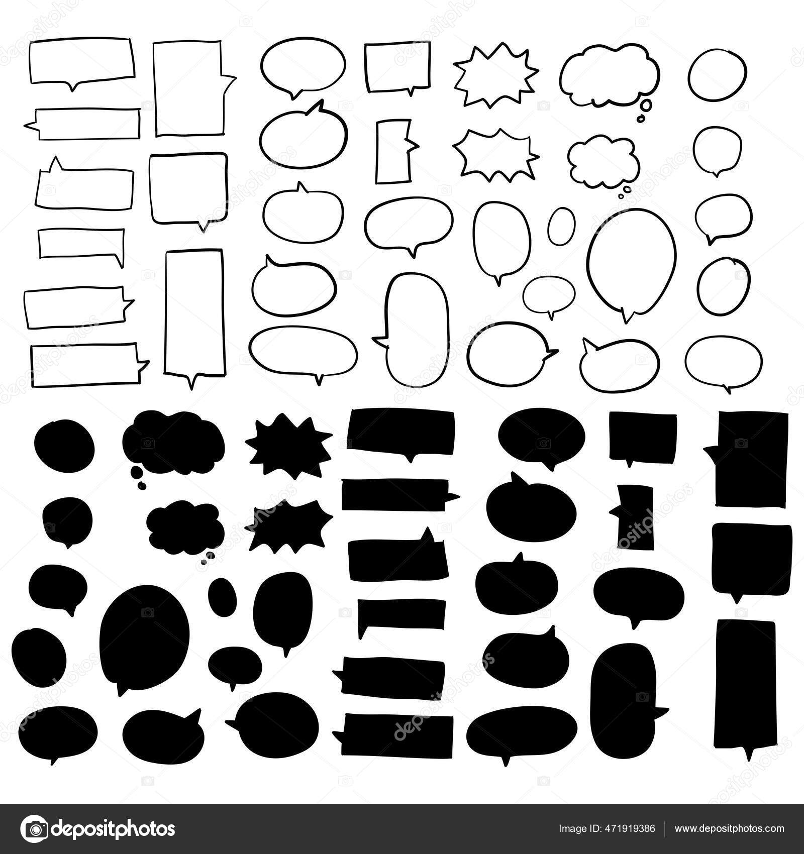 Burbujas Voz Dibujos Animados Blancos Blanco Con Diferentes Formas Sobre vector, gráfico vectorial © Maximlacrimart imagen #471919386 Burbujas Voz Dibujos Animados Blancos Blanco Con Diferentes Formas Sobre vector, gráfico vectorial © Maximlacrimart imagen #471919386