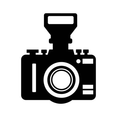  kamera simgesi vektör illüstrasyonu