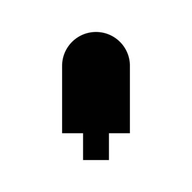 dondurma simgesi, vektör illüstrasyonu