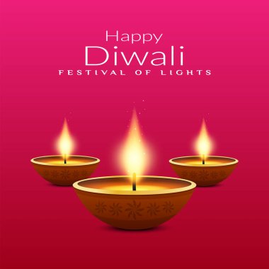 Mutlu diwali festivali için arka plan çizimi