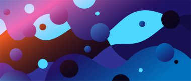  Geometrik elementlerle soyut renkli arkaplan