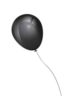 Beyaz zemin üzerinde uçan balon