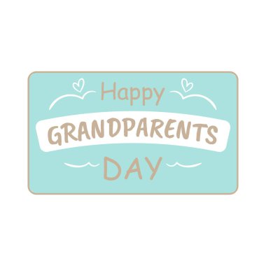 Mutlu büyükanne ve büyükbabalar günü kartpostalları