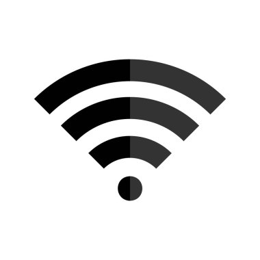  Wi fi işaret vektör illüstrasyonu