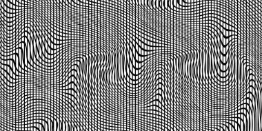 Kavisli çizgileri olan soyut bir arkaplan. Dalgalı geometrik tasarım. 3d illüstrasyon