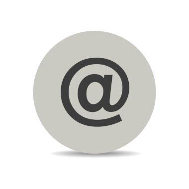 e-posta işareti vektör çizimi