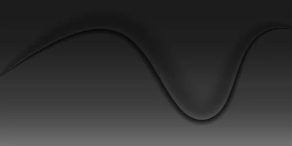 带弯曲线条的抽象背景 波浪形几何设计 3D说明 — 图库矢量图片