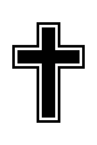 Векторна Ілюстрація Значка Хреста — стоковий вектор
