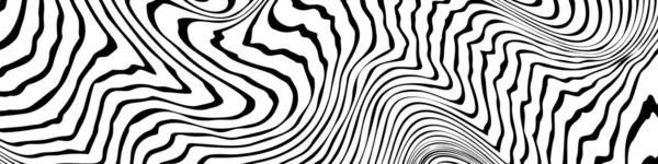 Abstrakter Hintergrund Mit Geschwungenen Linien Welliges Geometrisches Design Illustration — Stockvektor