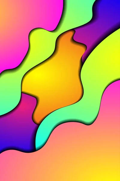 Fond Coloré Abstrait Illustration Vectorielle — Image vectorielle
