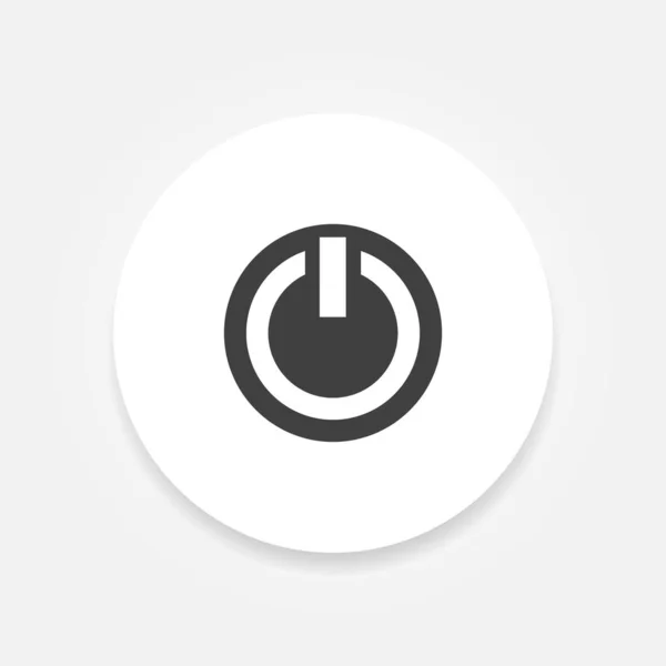 Power Icon Vektordesign — Stockvektor