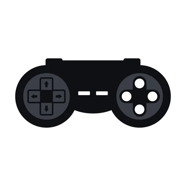 Gamepad Vettoriale Icona Illustrazione Design — Vettoriale Stock