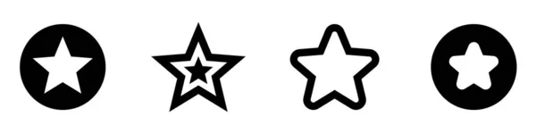 Stjärnor Ikon Vektor Illustration — Stock vektor