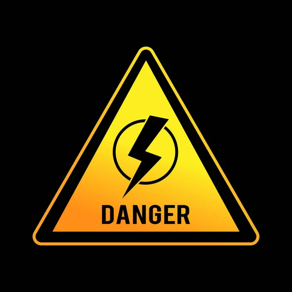 Signe Danger Avertissement Symbole Avertissement — Image vectorielle