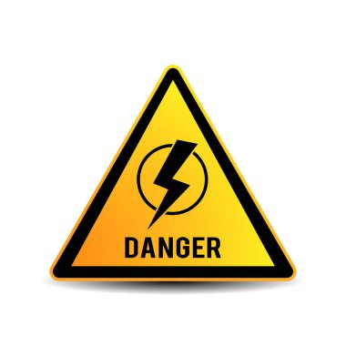 Tehlike işareti. uyarı simgesi.