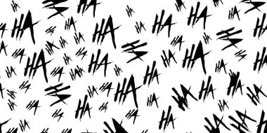 HA harfleri ve vektör illüstrasyonlu soyut arkaplan