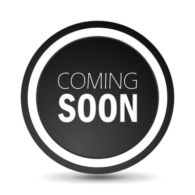 metin ile siyah simge Yakında geliyor