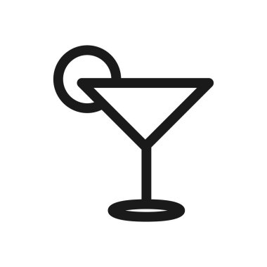 Martini cam ikonunun vektör çizimi
