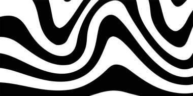 Kavisli çizgileri olan soyut bir arkaplan. Dalgalı geometrik tasarım. 3d illüstrasyon