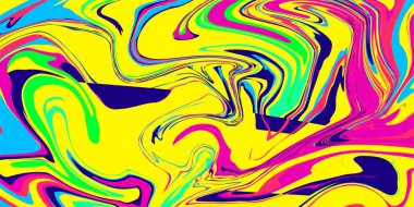 Yayılım efektli soyut renkli vektör çizimi