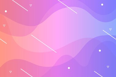  Geometrik elementlerle soyut renkli arkaplan