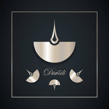 Mutlu diwali festivali için arka plan çizimi