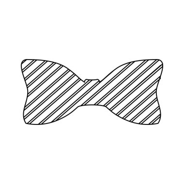 Papyon vektör simgesi. beyaz arkaplanda çizgi film çizimi