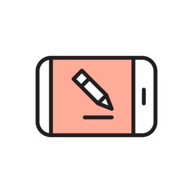 Modern sosyal medya çizgisi vektörü.