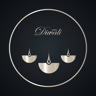 Mutlu diwali festivali için arka plan çizimi