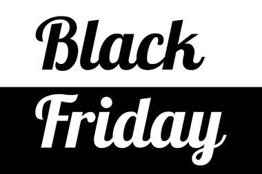 Kara Cuma indirim posteri. vektör illüstrasyonu