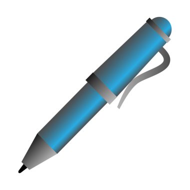 kalem beyaz arkaplanda izole edildi. gerçekçi vektör illüstrasyonu.